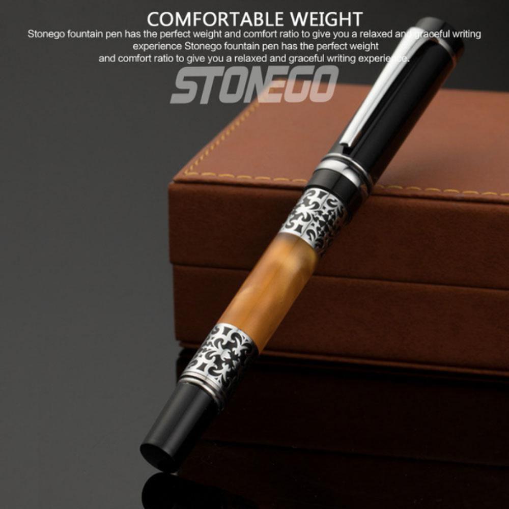 STONEGO Luxurious Metal Gel Pen Ballpoint Pen Advertising Gift Signature Pen