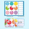 Magnetic Fraction Tiles Circles Book with Pen Percentage Decimal Fraction Learning Math Manipulatives Elementary Students Teaching Aid Educational