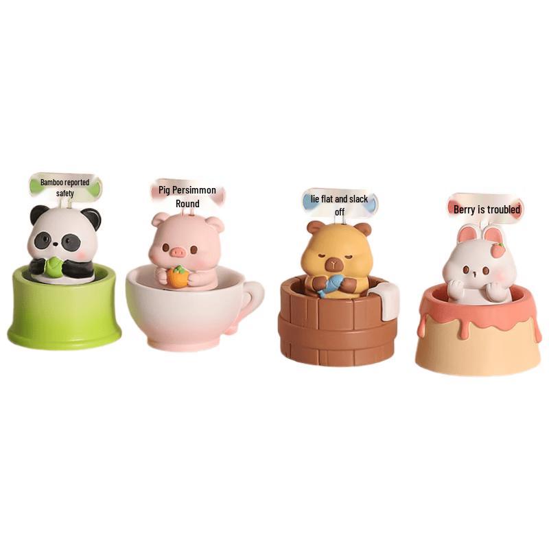 Cute Cartoon Decompression Animal Resin Figurine