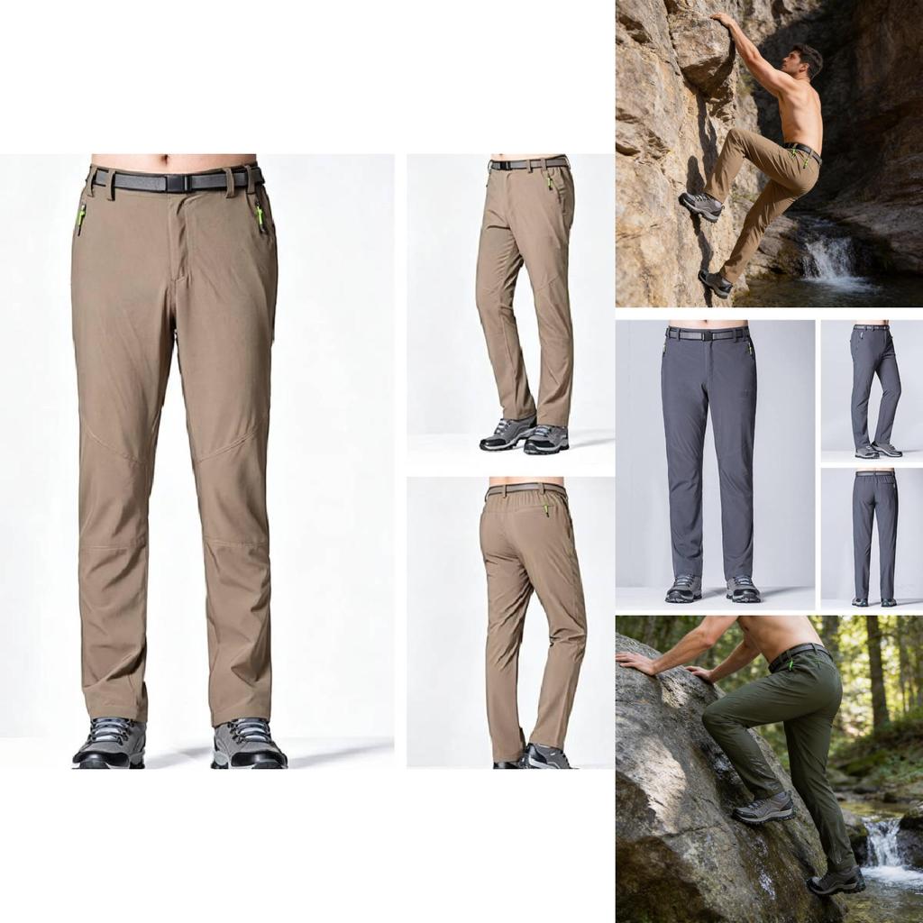 Outdoor Sports Breathable Elastic Hiking Pants For Camping And Climbing