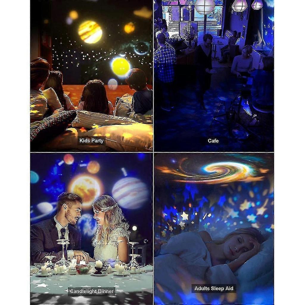 Night Light Projector-planetarium Projector 360 Adjustable With Planets Nebulae Moon, Ceiling Proj