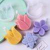 Flower Shape Silicone Candle Mold DIY Tulip Orchid Aromath Soap Candles Molds Plaster Resin Crafts Making Home Valentine's Decor