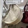 Casual Minimalist Crescent Zipper Shoulder Bag, All-Match Versatile Handbag For Daily Use, Sports Bag