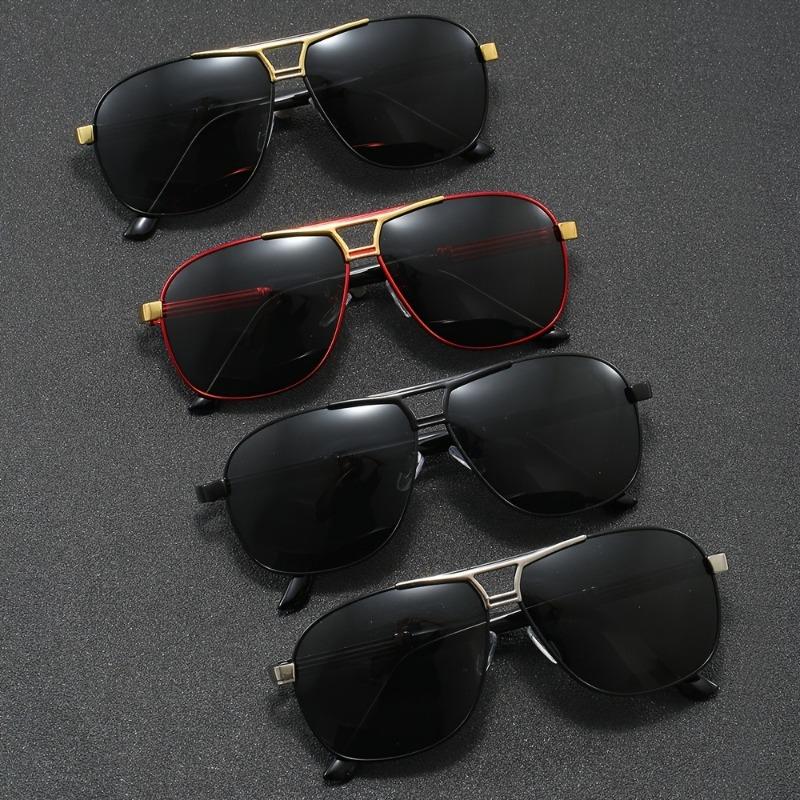 3PCS Retro Style Men'S Glasses PC Frame Fashionable Oversized Eyewear for Outdoor Activities Fishing Hiking