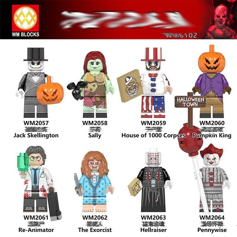 WM6102 Halloween Sally Exorzist Bausteine Figur Spielzeug, Kreatives Pädagogisches Puzzle Set für Kinder, Geschenk