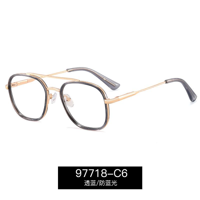 

Presbyopic Glasses Man Metal Frame Ultralight Presbyopia Eyeglasses Double Bridges Business Eyewear Diopter 0 To +6.0 0