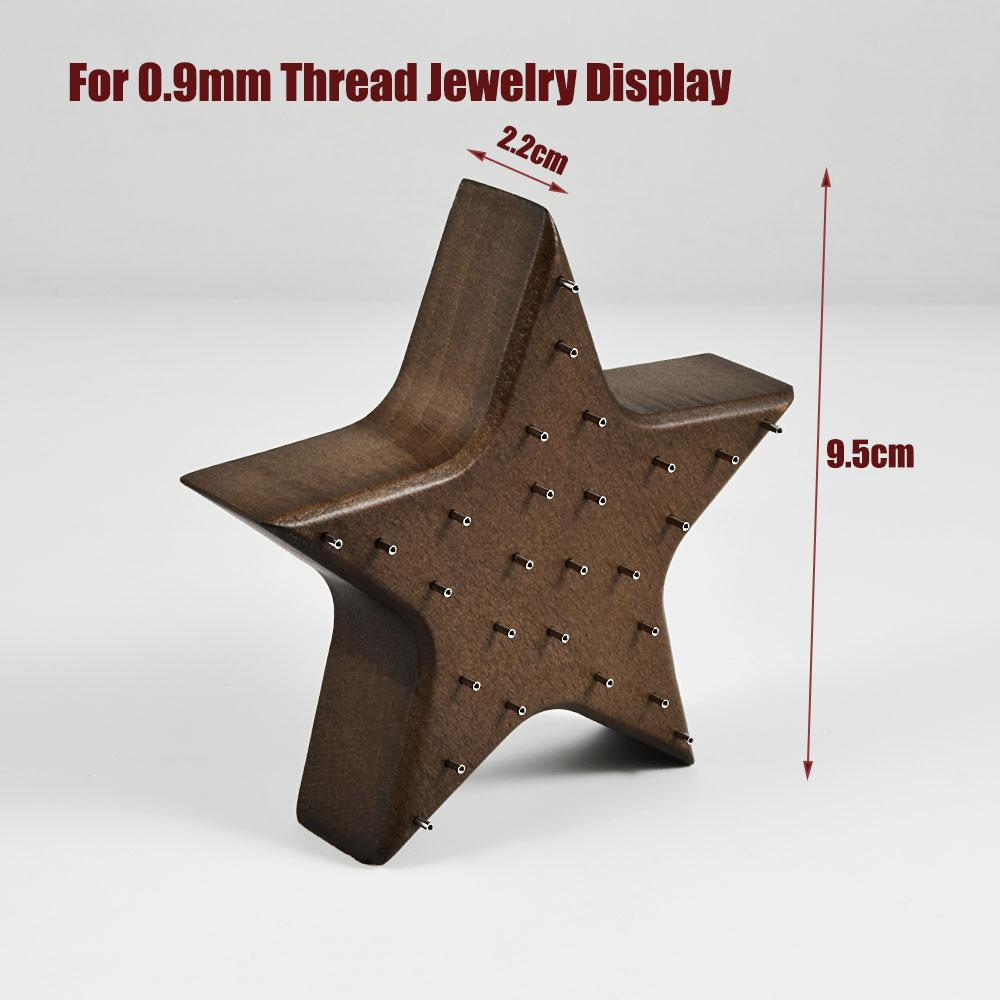 1PC Wood Piercing Jewelry Display Flower Heart Shape Cases Stand Earring Belly Lip Tongue Body Piercing Jewelry Solid Wood Stand