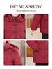 Elderly Women's Winter Jacket: Fleece-Lined Cotton Coat, New Chinese Style, Ideal for Mothers and Grandmothers