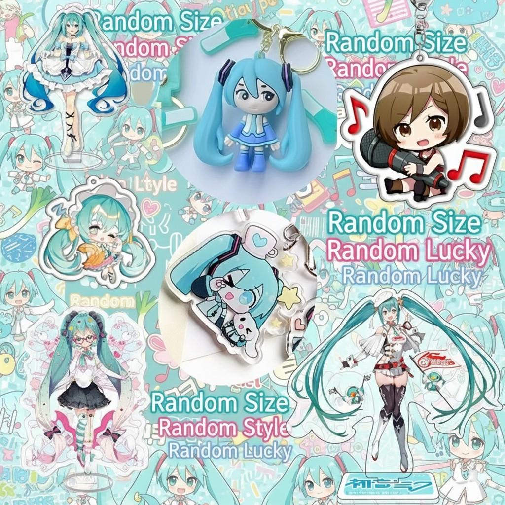 Hatsune Miku Pencil Case Cute Anime Cosplay Large Capacity Stationery Bag For School Student Multi Layer Makeup Storage Pouch