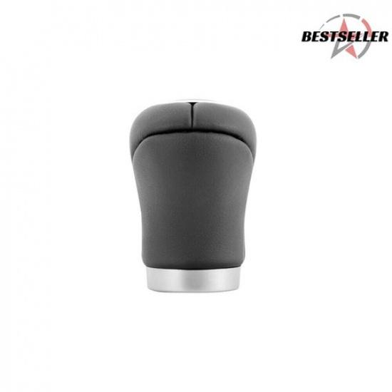 Black Leather 5 Speed Manual Gear Shift Knob Head for BMW 1997-2006 E46 3-Series