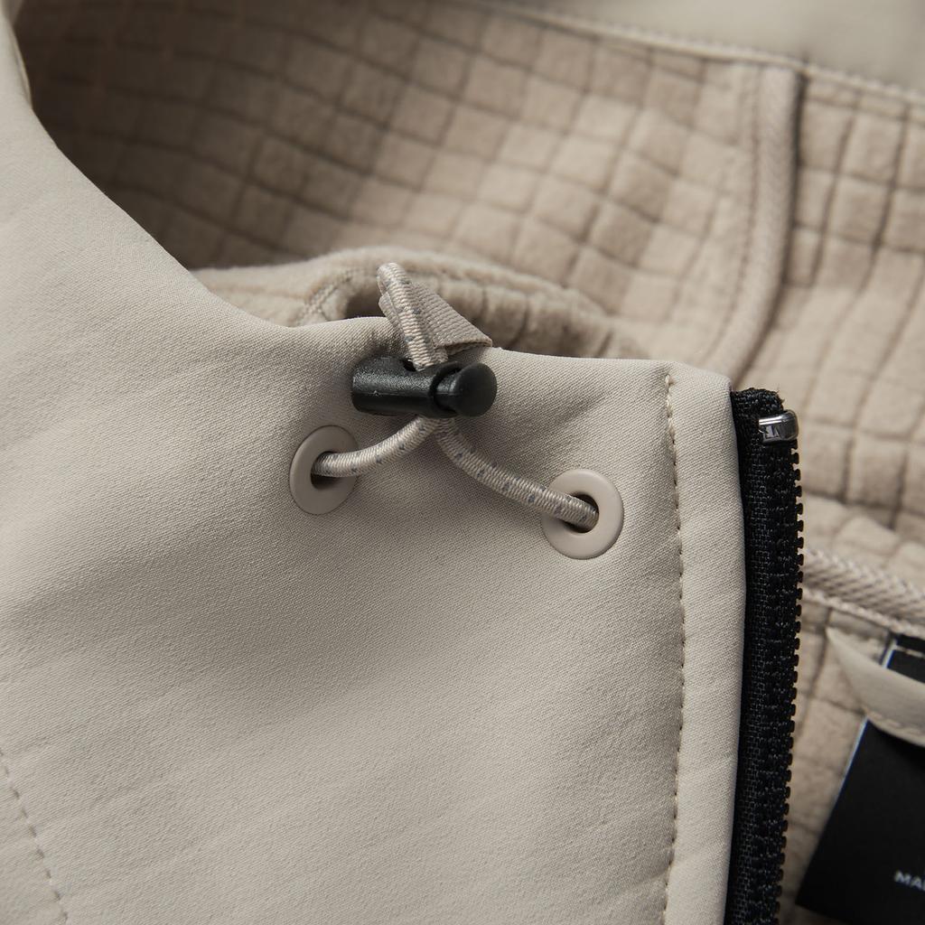 Li Ning Fitness Series Water-Resistant Windproof Fleece-Lined Warm Outdoor Casual Versatile Climbing Jacket Unisex Jacket Dusty-Gray AFDU939-1