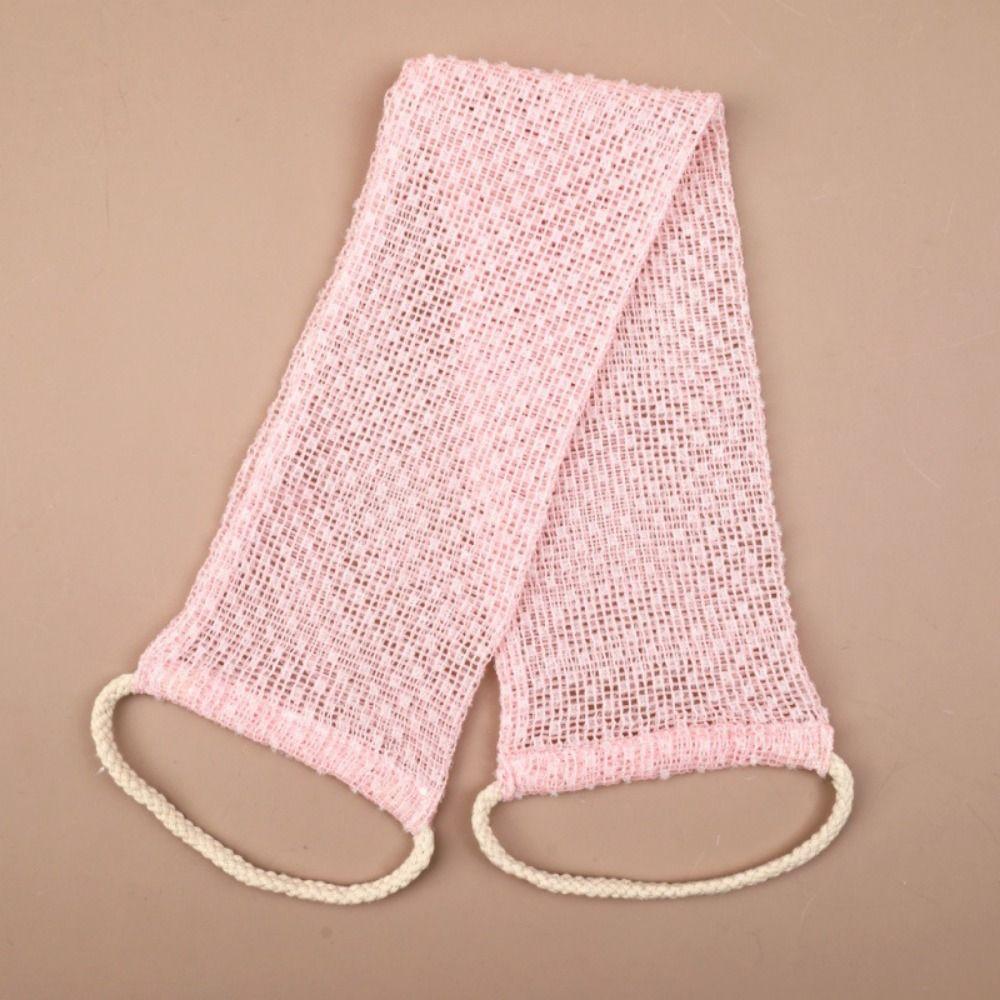 Household Bath Towel with Bath Flower Soft Back Shower Strap Body Wash Cloth Set  Body Cleaning