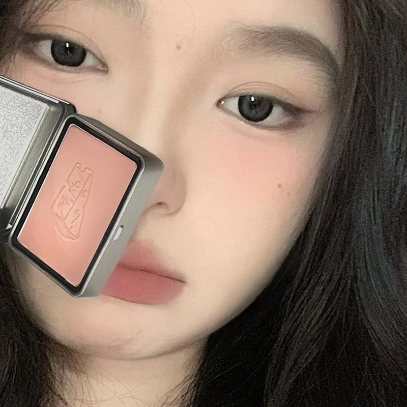 Iron Box Blush 4 Colors Rose Cheek Blusher Powder Matte Rouge Contour Palette Natural Face Makeup
