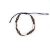 Ins Retro Ethnic Shell Bead Bracelet, Handmade Wood Bead Wrist Jewelry