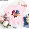 New Rainbow Kingdom Tops Toddler Tees Clothes Children Clothing Cartoon Kids T-shirt Girls Clothes Short Sleeve Casual