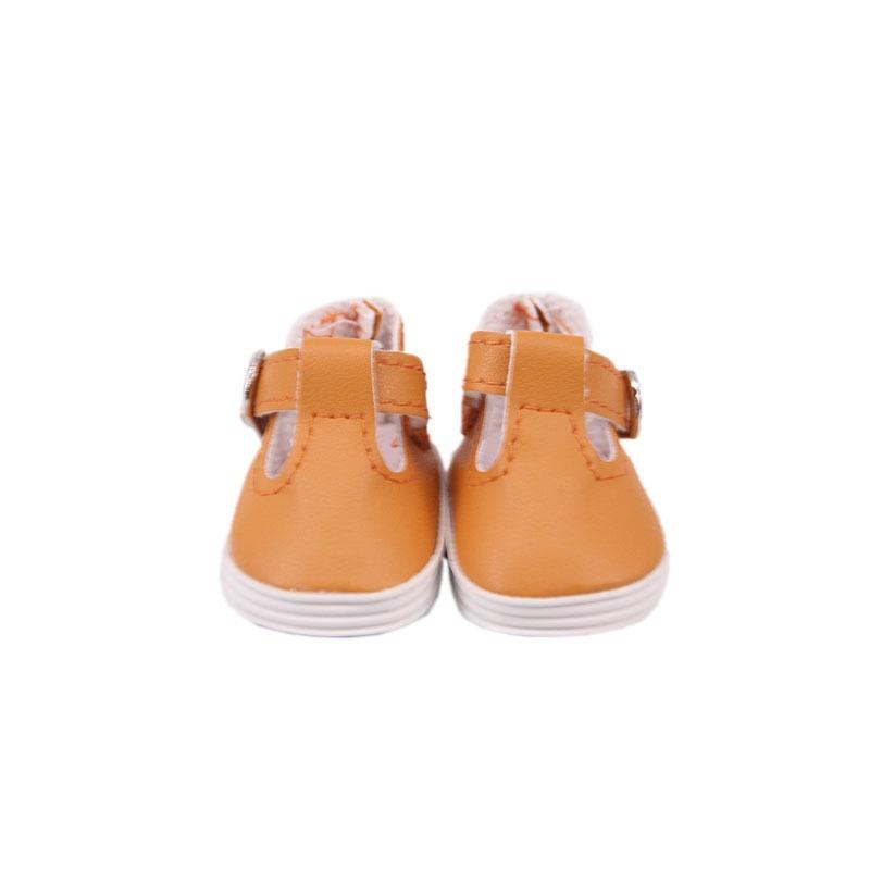 Puppenschuhe aus weichem PU, 5,1 cm, für 36,8 cm große Puppen von 32–34 cm, Geschenkzubehör für Mädchen, 1 Paar