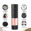 With Adjustable Coarseness Automatic Spice Mill Refillable Salt and Pepper Grinding Bottle  Cooking