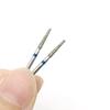 10cpcs Dental Diamond Burs Drill Dentistry Burs High Speed Handpiece Handle Diameter 1.6mm Dentist Tools TF-10