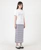 Catharsis Check Pattern Long Skirt Black One Size