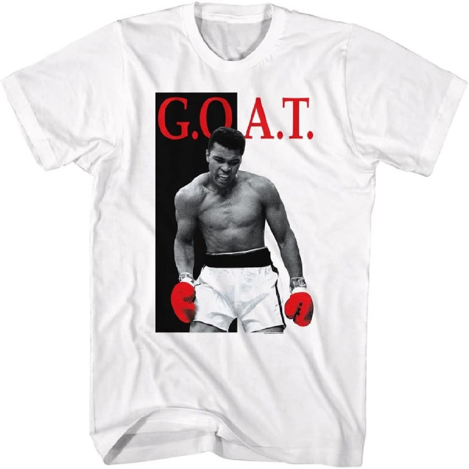Muhammad Ali T Shirt Muhammad Goat Vintage Style Adult Short Sleeve S