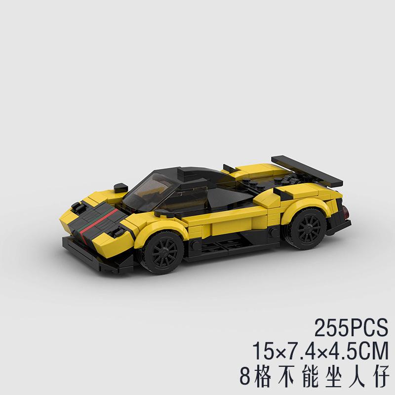 Kinderspielzeug Auto Modell Sportwagen Kompatibel Mit Rennen Kleine Teile DIY Bausteine Puzzle Technologie