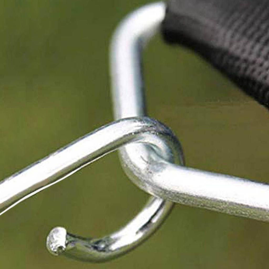 5Pcs High Strength V Rings for Trampoline Replacement Repair Trampoline Triangle Buckle Triangle Rings Buckle V Rings