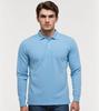 2-Pak Polo Longsleeve Premium Niebieska I Granatowa - S