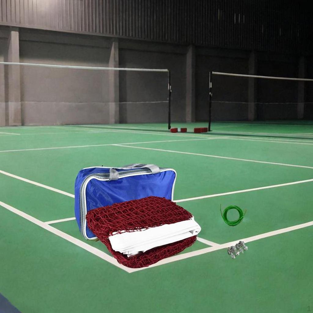 Badminton Net Only Pickleball Replacement Easy Setup Volleyball with Carrying Bag for