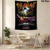 Def Leppard Live Stage Tapestry Background Cloth Fashion Print Christmas Gift Work Of Art Wall Decoration