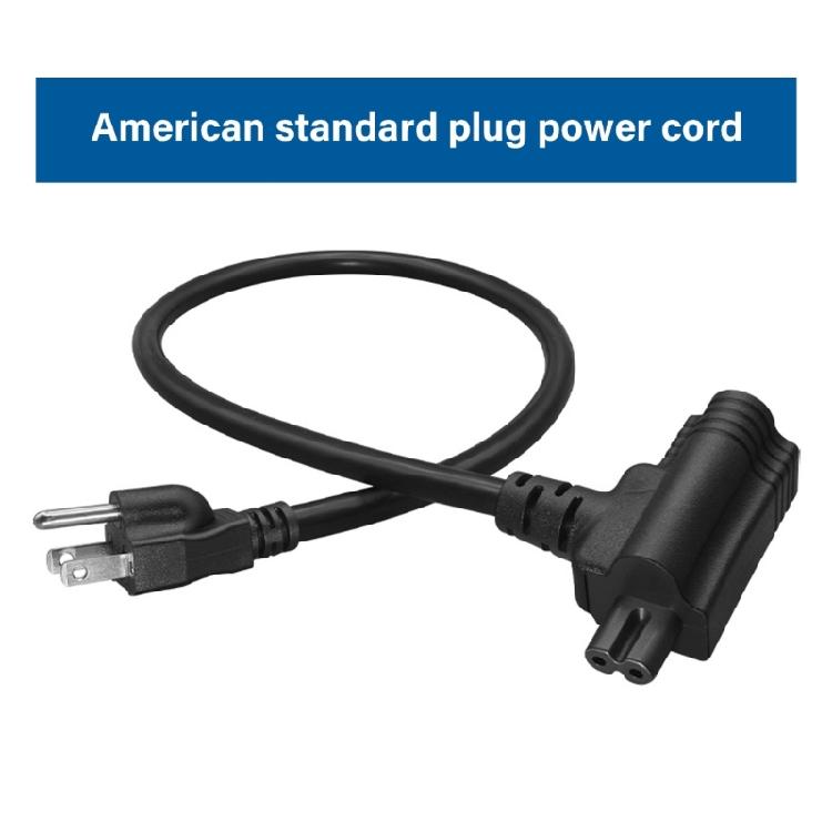 Y Shaped 14AWG Extension Splitter Cord 3 Prong NEMA 5 15P To 5 15R and C7 Power Cable for Electronics and Appliances