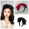 Vintage Black Big Bow Headband Beautiful Women's Wide Hairband Accessory Girls' Able Hair Hoop Bezels for Stylish Hairdo