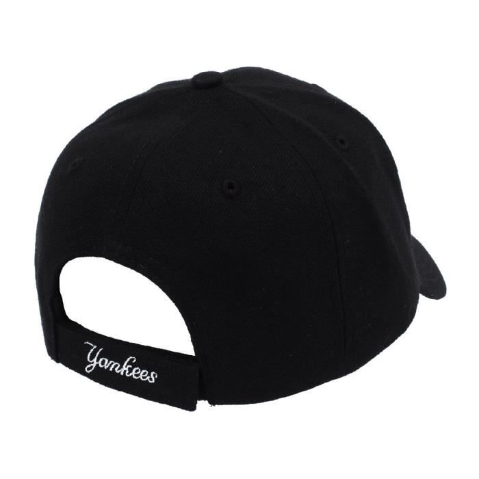 Cap - 47 Brand - New York Yankees - Black - Adjustable - Embroidered Logo