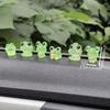 6pcs Cute frog set car center console decoration
