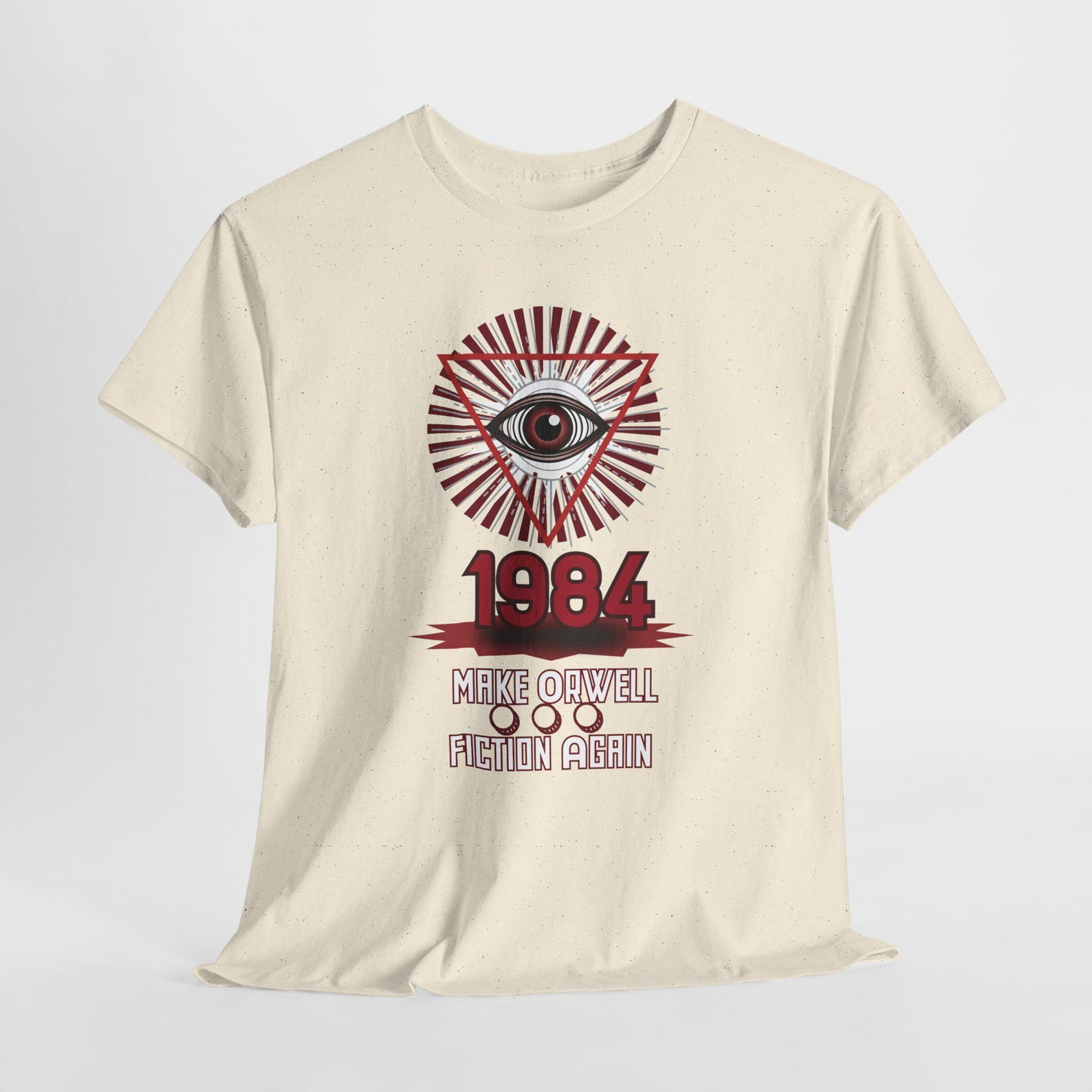 1984 All-Seeing Eye T-Shirt | George Orwell Novel Dystopian Design Unisex S