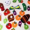 Hungry Caterpillar Performance Props Felt Toys English Picture Books Teaching Aid Interactive Hungry Caterpillar Toy for Toddler