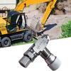 M14 Thread Connector Hydraulic Flow Control Valve Mini Excavator Valve  For 1-2 Ton Mini Excavator