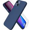 Case - Brand - Iphone 15 Plus - Silicone Tpu - Navy Blue - Screen Protector