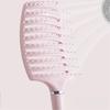 Macaron Arc Hollow Hair Comb for Fluffy Style and Scalp Massage