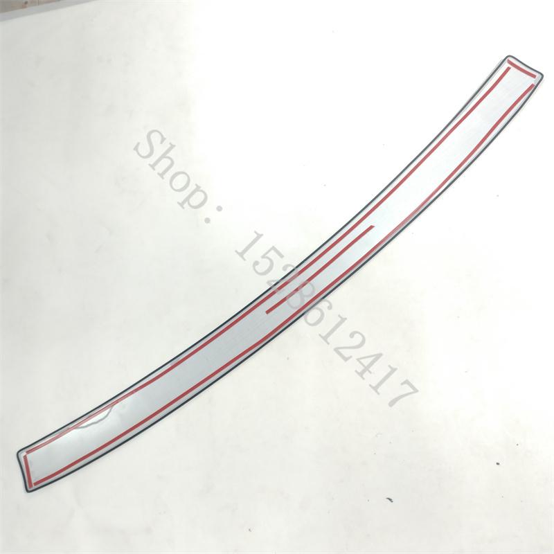 For Volvo XC60 2018 2018~2026 Stainless Rear Door Bumper Protector Sill Plate Trunk Guard Plate Cover Trim Car Accessories