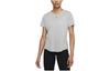 T Shirts Women's Grain Gray Crew Neck Moderate Straight Fit DD0639-073
