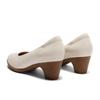 SENDA Women's Soft Block Heel Pumps 4UP01AQ5