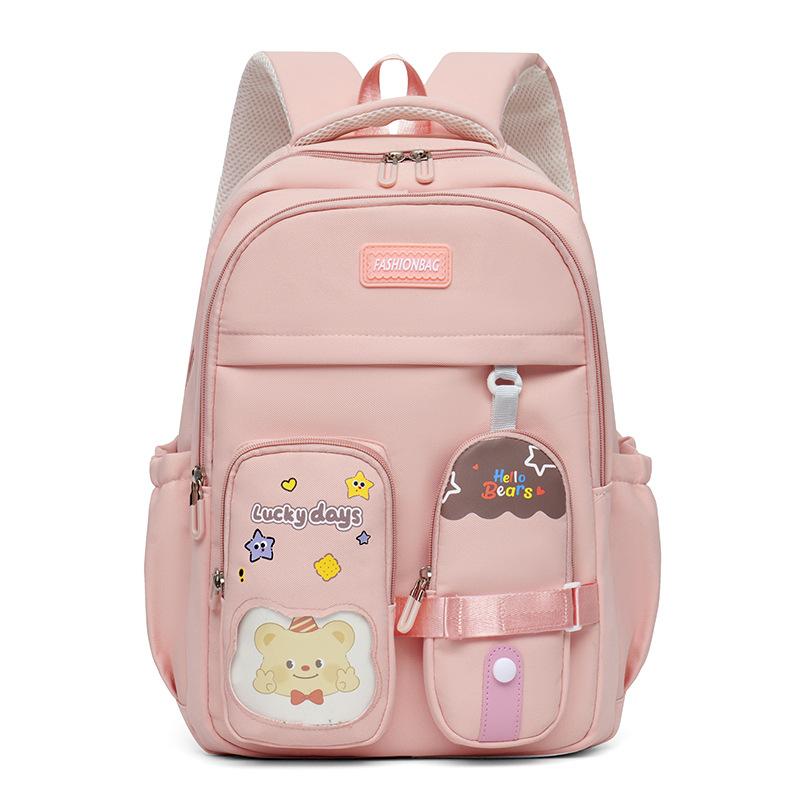 Schoolbag new simple women's schoolbag casual light fashion primary school students senior sense cute high value men's and women's backpack