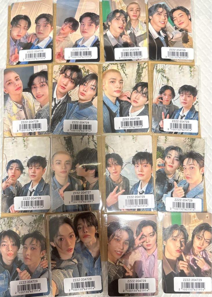 [USED] Stray Kids Unit Trading Cards FC Complete Hollow