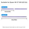 For Dyson Vacuum Cleaner Accessories HEPA Filter Brush Head For Dyson V6 V7 V8 V10 V11 V12 V15 DC Series Wand Handle Roller Dsting Brush