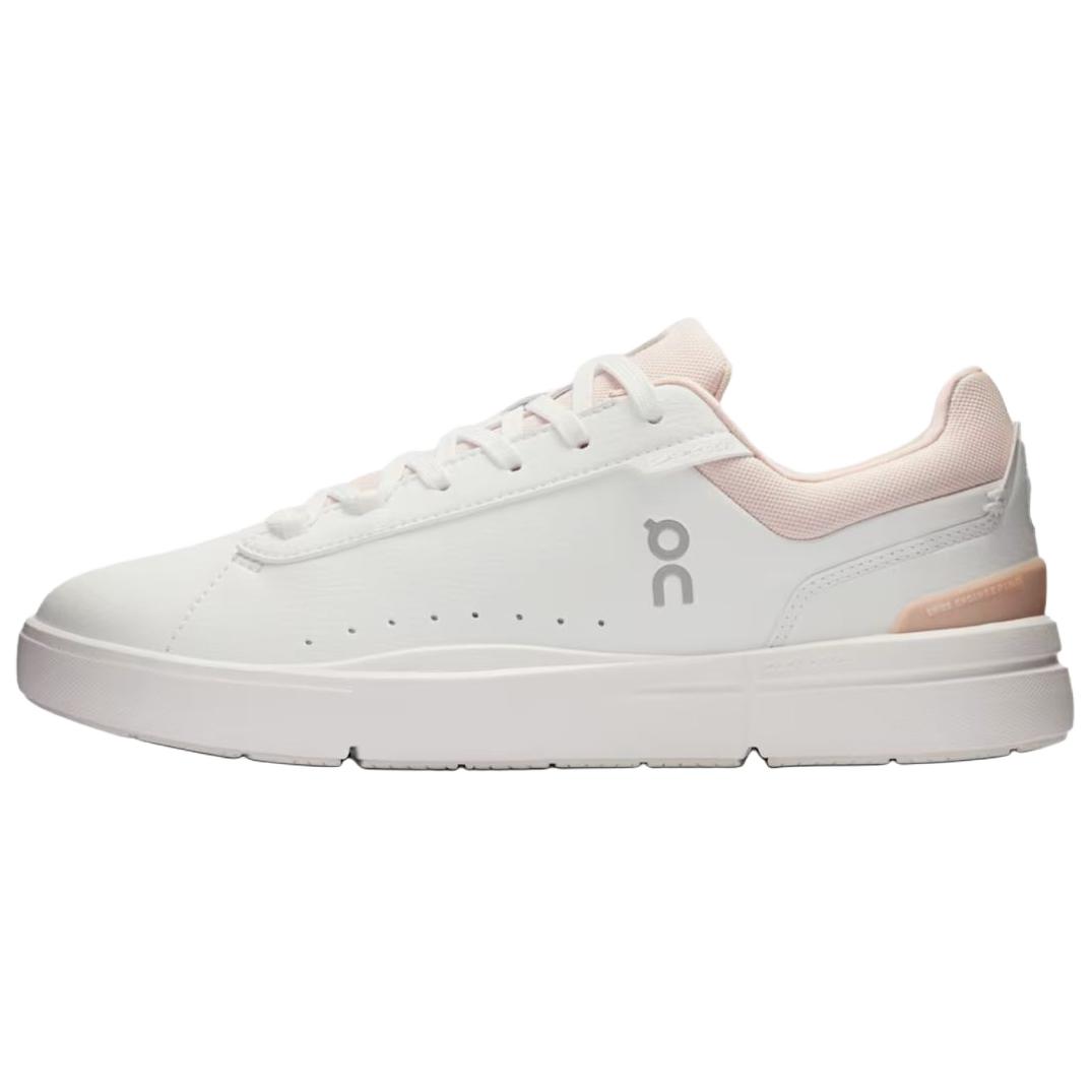 

On The Roger Advantage Cushioning Support Low Top Tennis Shoes Women s White Pink 37