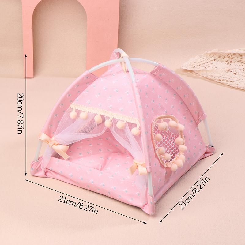 

1:12 Scale Camping Small Tent Model Movable Dolls Decorative Miniature Scene Accessories Doll House Photography Props Toy Gift