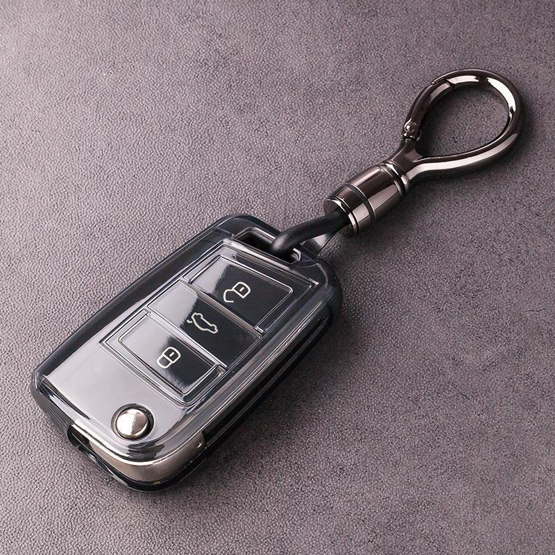 Car Key Cover for 2024 Volkswagen Lavida, Tiguan L, Tayron, and Lamando.