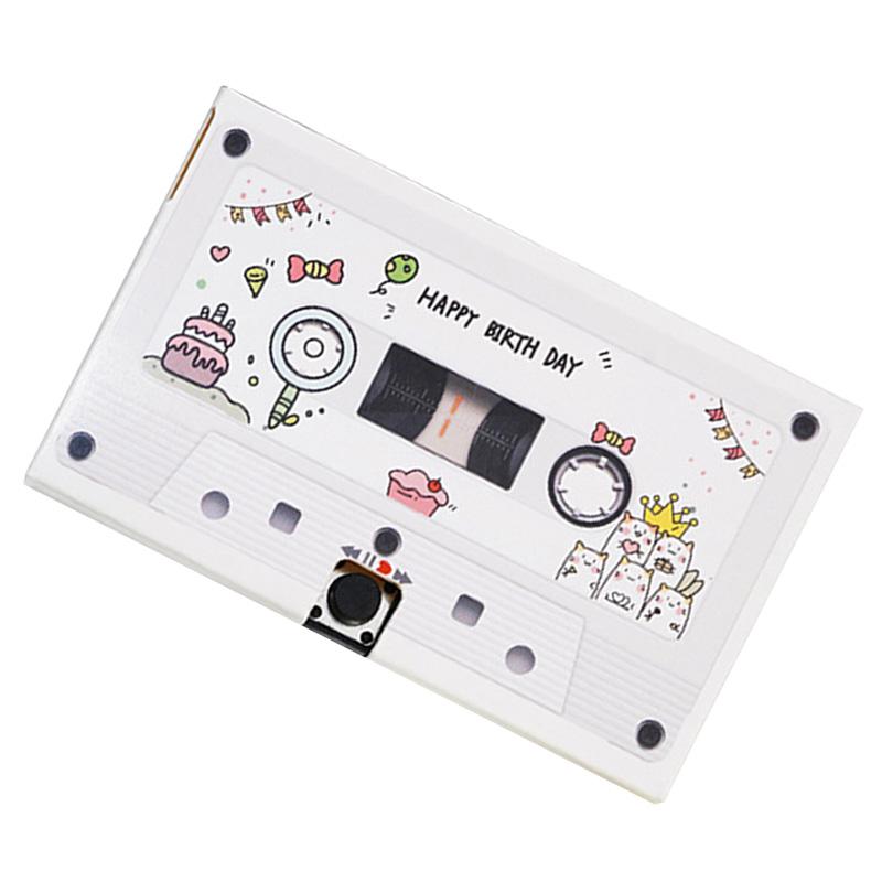 

Запись поздравительной открытки Изысканная уникальная многоразовая записываемая поздравительная открытка своими руками на день рождения