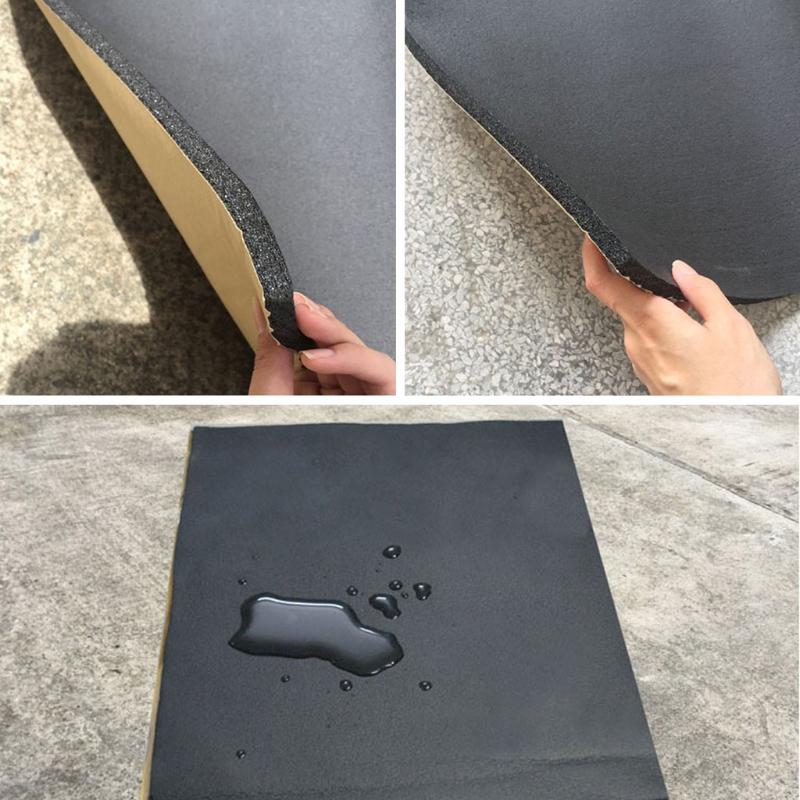 1 rolă 200cmx50cm 3mm/6mm/8mm Foi de spumă cu celule închise adezive Izolație fonică Izolație fonică a mașinii acasă