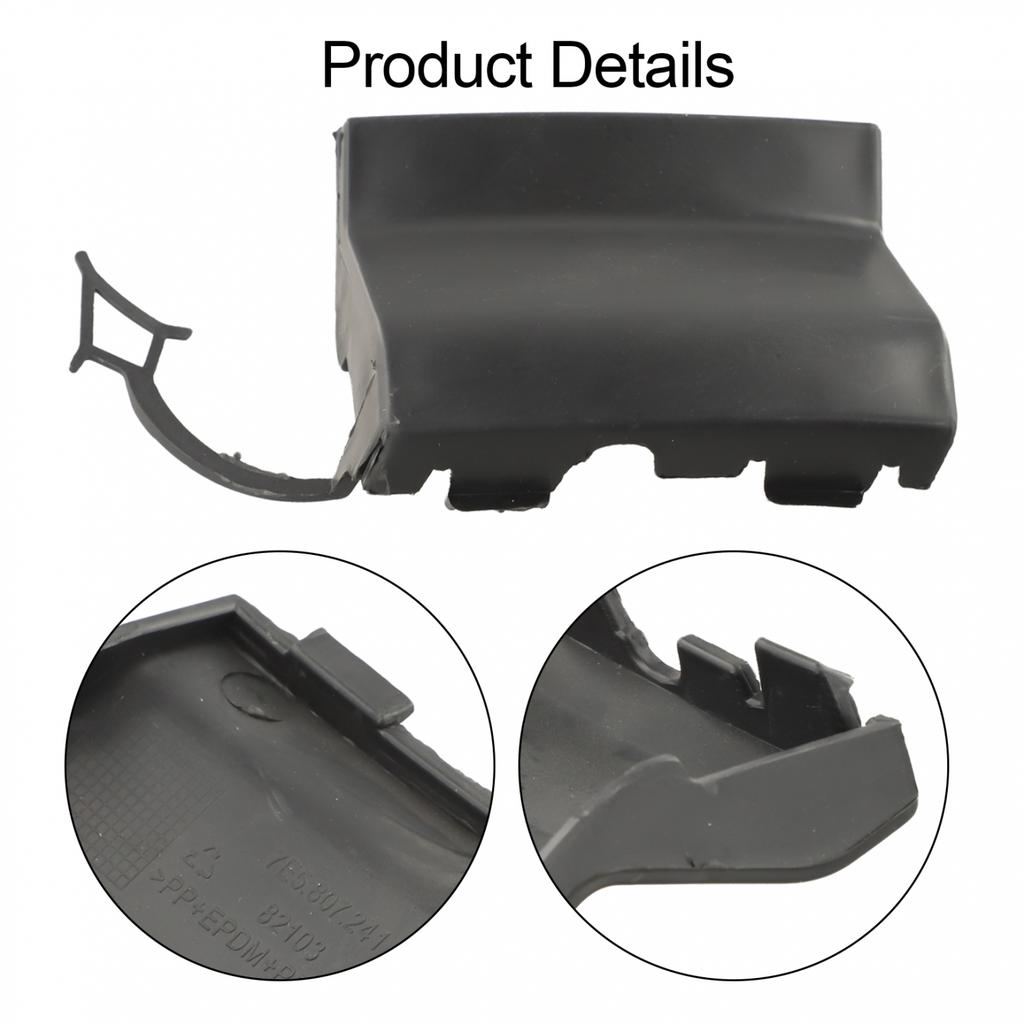 Compatible With 2015-2019 Models Front Bumper Cover Towing Eye Cover